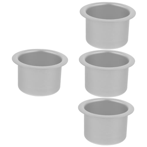 Portavasos de aluminio para auto y sofá, 4 piezas miniatura 1