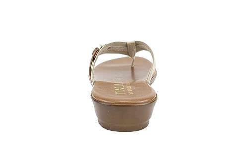 Image of ITALIAN Shoemakers Vale Low Wedge Thong Comfort Sandal for Women