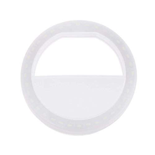 Lomoo Selfie Light, Selfie Luz del Anillo, de 36 años aro de luz LED Selfie Flash de iluminación Nocturna Selfie complementaria Mejora la Oscuridad autofoto de Fotografía para Smartphone (Negro)