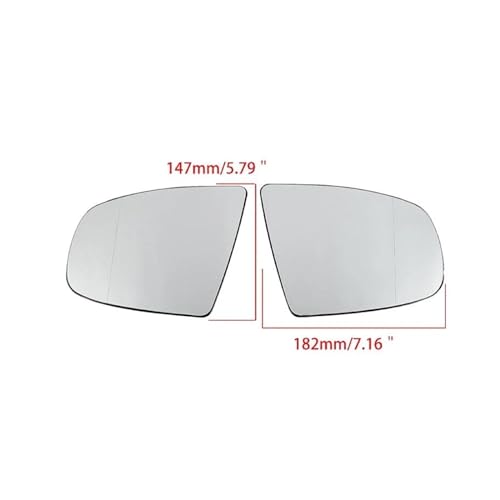 Miroir rétroviseur BMW X5 E70 verre chauffé gauche remplacement E71 - 2