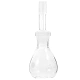 SHINEOFI Glaspyknometer Mit Stopfen Reagenzflasche Aus Glas Für Dichte- Und Spezifisches-Gewicht-Messungen Flüssigkeitsaufbewahrungsflasche Für Labor Und Experimente 6.80 X 4.60 X 4.60 Cm