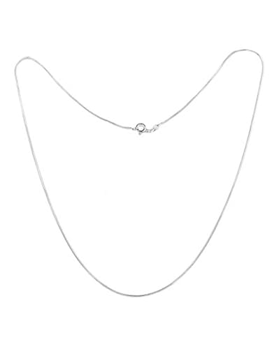 Chaîne en argent sterling avec fermoir à ressort collier discret pour vos pendentifs
