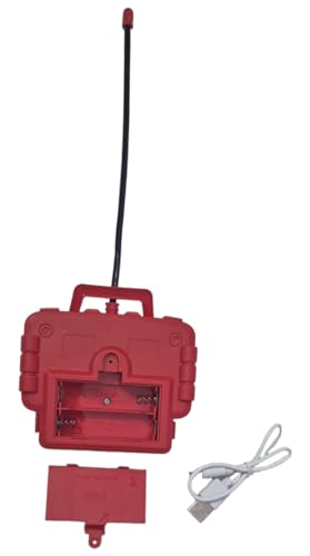 Image of Rechargeable 360 Stunt RC Car - Red High-Speed Remote Control Car with LED Lights & USB Charging - 4WD Tornado Spin & Flip Toy for Kids