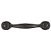 Hickory Hardware 1 Pack Solid Core Kitchen Cabinet Pulls, Luxury Cabinet Handles, Hardware for Doors & Dresser Drawers, 3 Inch Hole Center, Black Iron, Refined Rustic Collection