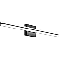 SOLFART Dimmable Led Bathroom Vanity Lights Fixtures Over Mirror Wall Lights LED Vanity Lights for Mirror Matt Black Finishing