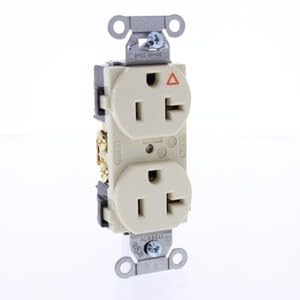 #US IG5352AL Almond 20A Isolated Ground Receptacle Outlets Spec Grade 10pcs