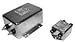 6EMC1, Power Line Filter RFI 50Hz/60Hz 6A 250VAC Quick Connect Flange Mount (2 Items)