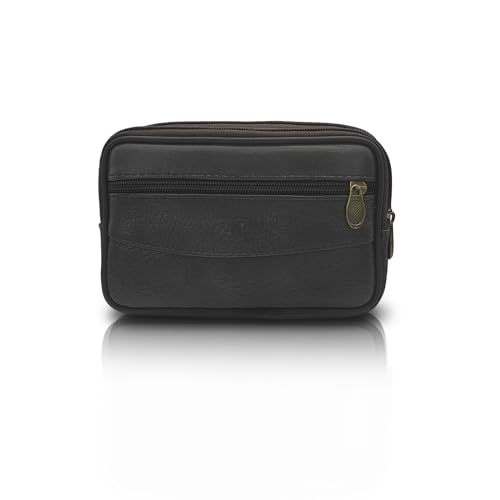 WisePoint Sac banane pour homme, sac banane étanche pour téléphone portable avec fermeture éclair en métal, sac banane multifonction pour téléphone...