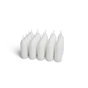 9-Hour White Candles for UCO Candle Lanterns, Long-Burning Candles for Outdoor, Camping, Prepping Supplies and Emergency Preparedness
