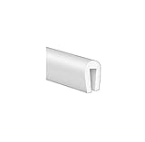 Food-Grade UHMW Plastic U-Channel Push-On Trim, Style 068 - Ht. 1/2