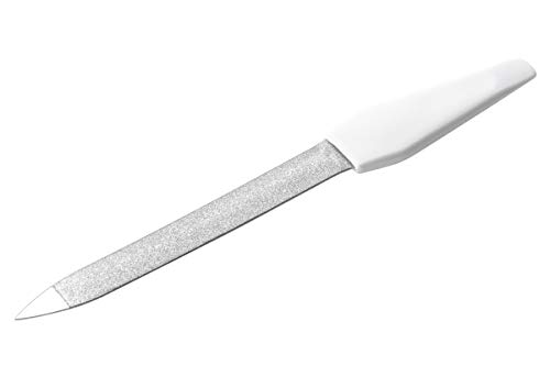 REMOS Lime à ongles Saphir pour une manucure parfaite avec surface de limage droite - 10cm Blanc