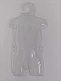 Henta Plastic Body Forms | Clothing Retail Store Mannequin (Clear, Toddler, Set of 10)