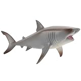 Décoration de requin de simulation - idéale pour décorer des vues de jardin miniatures, et est facile à faire du jardin un monde magnifique, décoration de figurines de requin