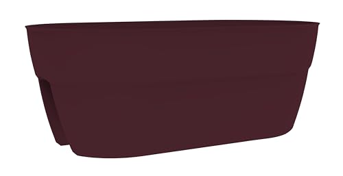 EDA Blumenkasten Osaka 19,5 l Burgunderrot – für Balkon und...