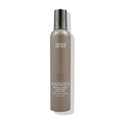 Surface Hair - Awaken Mousse: Color Safe, Volumizing, Firm Hold Hair Mousse to Thicken Hair, Sulfate-Free, Paraben-Free, 8.8 oz