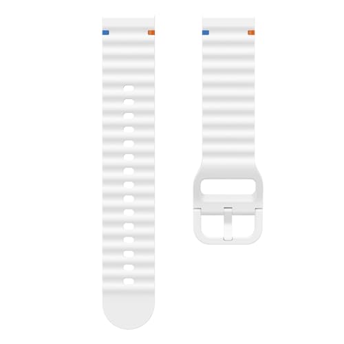 Image of YODI 22mm New Metal Buckle Original Colourful Stiching Points Silicone Strap Band Compatible with Amazfit GTR 2, GTR 2e, GTR 47MM / Noise Fit Endure, Fit Evolve, Fit Active Smartwatch Bands