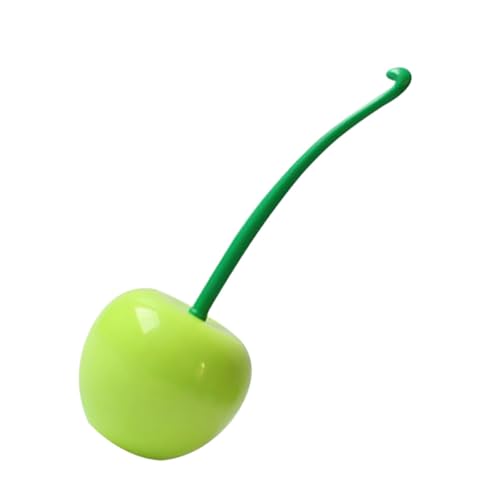 BETOOKY Juego de Escobilla para Inodoro Soporte Cepillo de Baño de Plástico Verde Cerdas Gruesas de Limpieza Potente Mango Largo Adecuado para Limpieza Doméstica y Baños Pequeños