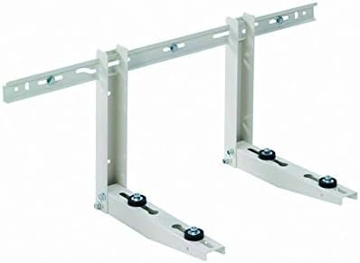 Supports pour climatiseur extérieur – Support pour climatisation 38 x 45 cm avec traverse pour unité extérieure – Structure réglable, robuste, stable...