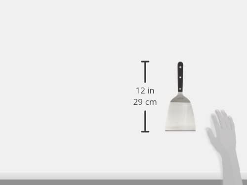 LACOR Bent Grill Spatula, 27 x 12 x 30 cm, Black