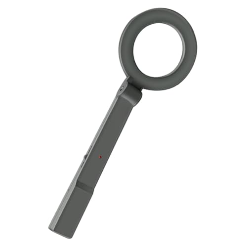 Détecteur de métaux portable Baluue noir avec alarme pour contrôle sécurité