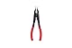 KS Tools 115.1048 Sprengring-Zange, geriffelt, 210mm