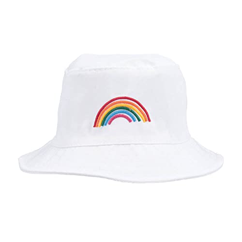 Chapéu Bucket Hat Bordado em Arco Iris Moderno e Transado Várias Cores Peças Únicas DMAIS 727B012 76
