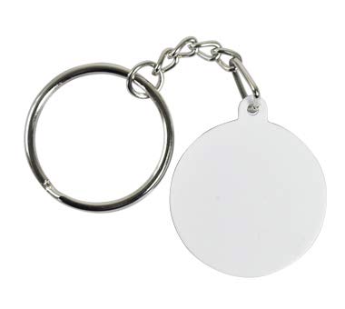 Redbee GiftsCustomised/Personalized Polymer Keychain (Round)