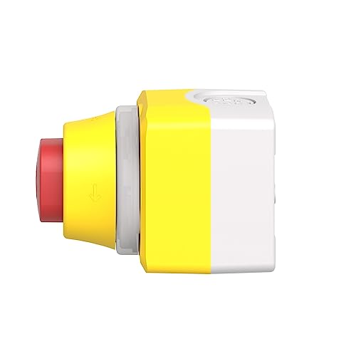 Caja E.Stop lumineuse blanc rouge 24V 1NA 2NC pour sécurité circuit - 3