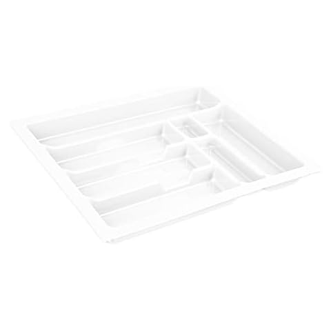 BigDean Universal Besteckeinsatz für Schubladen 50 cm - Zuschneidbar - 430x490mm - Schubladeneinsatz aus Kunststoff Cover
