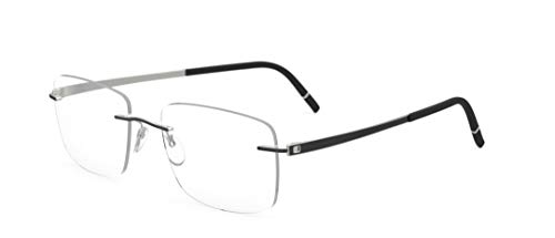 Silhouette eyeglasses 5529 Momentum color size very W/DEMO lens (titanium/Iceland black 54mm-19mm-145mm)