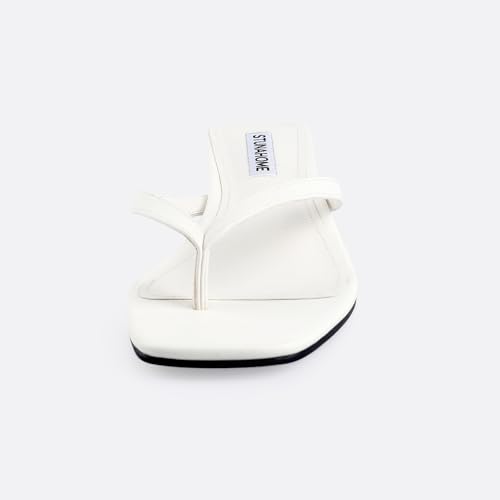 Image of STUNAHOME Kitten Heels Sandals for Women Cute Summer Square Open Toe 1.4 Inches Comfortable Thong Flip Flop Heels