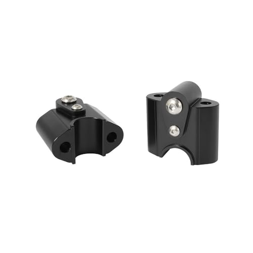 Rehausseur de guidon R18 en aluminium chromé pour moto cruiser