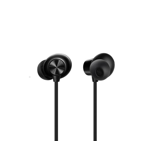 Image of Bluetooth Earphones Compatible with Oneplus 45dB Hybrid Noise Cancellation | 12.4mm Dynamic Drivers | IP55 Water Resistant | 28H Battery | Fast Charging Neckband | Booming Black