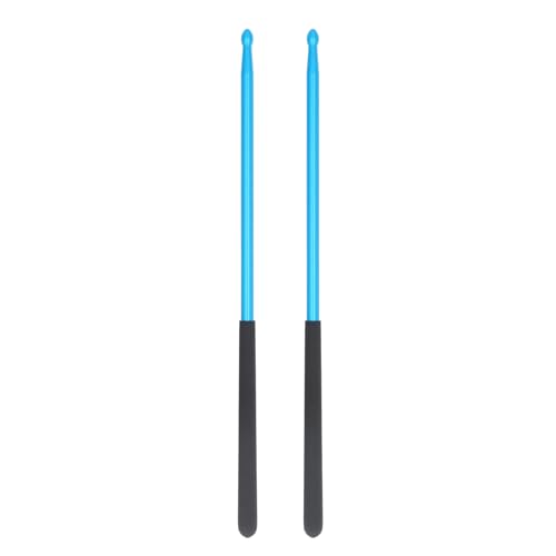 Baquetas profesionales de aluminio para batería 5A azul miniatura 6