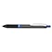 Oh! Gel Retractable Roller Pen, .7mm, Black Barrel, Blue Ink, Dozen
