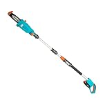 Set sécateur ssfil télescopique TCS 20/18 V P4A Gardena, prêt à l’emploi : Élagueuse,portée maximale de 4 m, longueur de la lame 20 cm, tête inclinable, avec batterie 18 V P4A et sangle (14770-20)