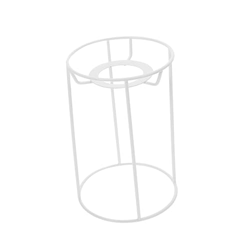 Cadre de lampe DIY E27 Toddmomy blanc avec support abat-jour pour table