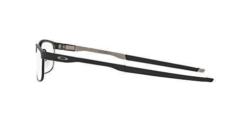 Image of Oakley mens Ox3222 Steel Plate Rectangular Prescription Eyewear Frames