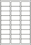 100 Sheets of A4 Labels 27 Labels Per Sheet Size 63.5 x 29.6mm FBA