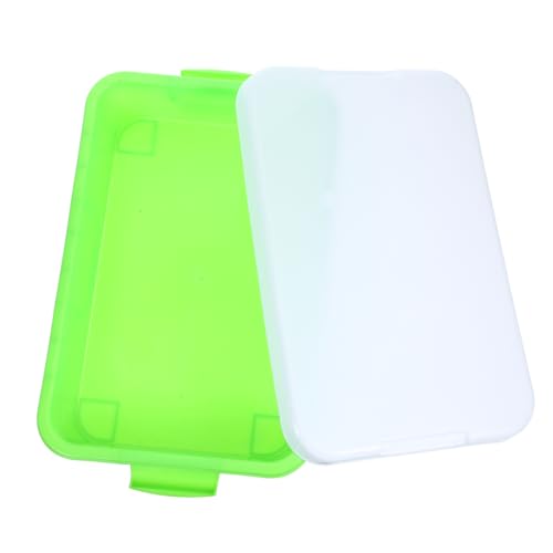 Abaodam Handheld Sandbox Storage Box with Lid Portable Small Outdoor Sand Box for Beach and Backyard Play Versatile Organizer for Sandbox Adventures