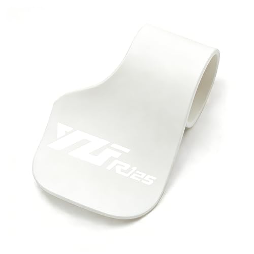 Poignée de guidon de moto et clip de rehausseur d'accélérateur blanc YZF R125