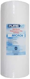 IPW Industries Inc-BVB0987050 Replacement Meltblown 10" x 4.5" Spun Polypropylene Sediment Filter 50 Micron