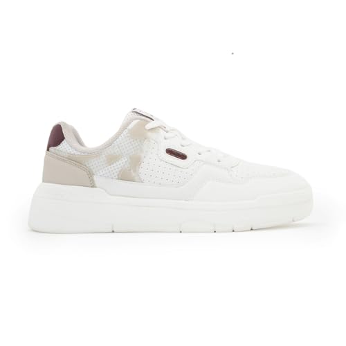 Image of Red Tape Women's Sneakers White Lilac Pu TPU Round Toe Lace-Up