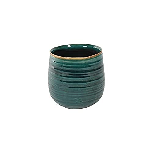 Ivyline 136347 turquoise Pot Como D13 H12, 14x14x12 cm