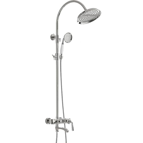 Robinets de baignoire à poignée unique pour douche murale fixe