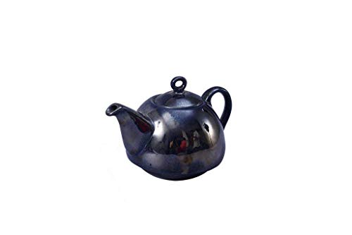 Image of Caffeine Ceramic Handmade Black Ferrous Kettle Set of 1