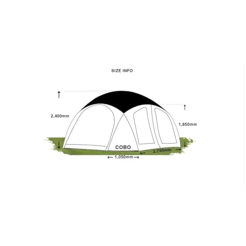 Carpa de Camping Domo para 1 Persona miniatura 5