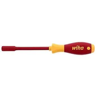 Wiha 32264 Insulated Nut Driver, 1000 Volt, 1/4 x 125mm, (Box of 10)