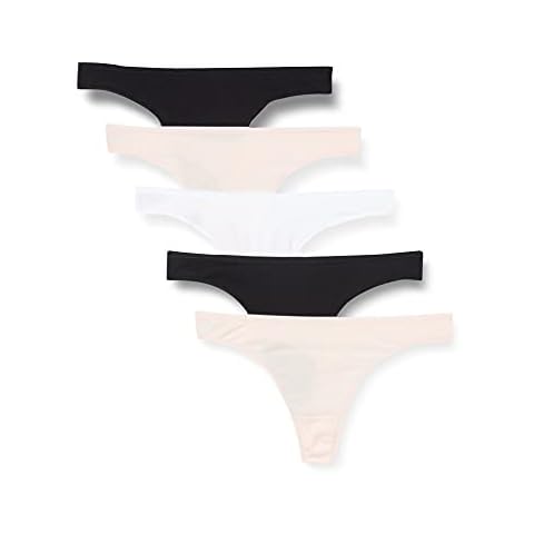 Iris & Lilly Ropa Interior Estilo Tanga de Tira en Algodón Mujer Cover