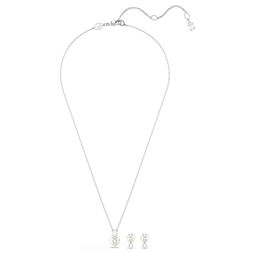 Swarovski Colección Sets de joyería elegante con collar y pendientes de cristal 2